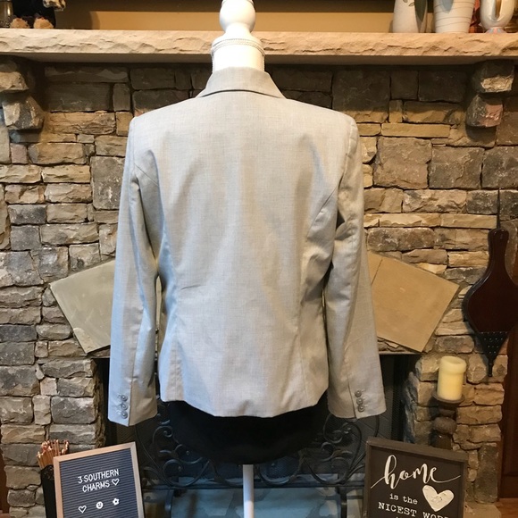 NWOT 212 Collection Gray Blazer Jacket Size 14 - Picture 5 of 6